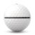 Titleist Pro V1 golfboll med svart AIM-siktlinje - närbild