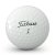 Titleist Pro V1 golfboll med svart AIM-siktlinje - bollmarkering