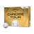 Callaway Chrome Tour Triple Track White - produktbild med förpackning och golfbollar