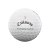 Callaway Chrome Tour Triple Track White - närbild av golfboll
