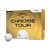 Callaway Chrome Tour White - produktbild med förpackning och golfbollar