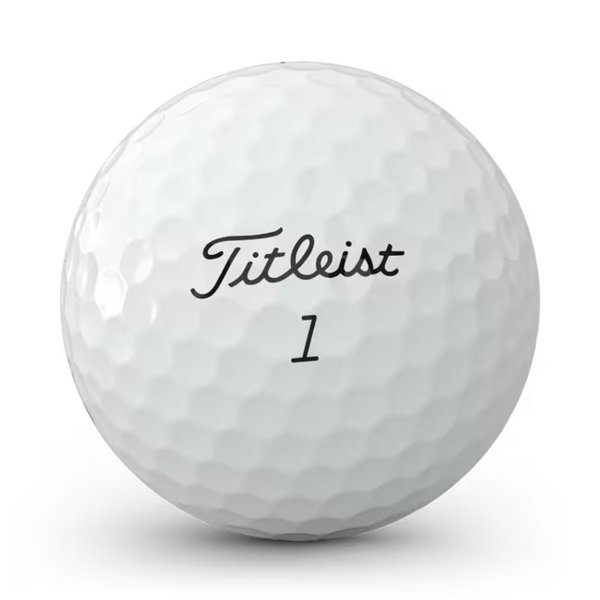 Titleist Pro V1 golfboll med svart AIM-siktlinje - bollmarkering