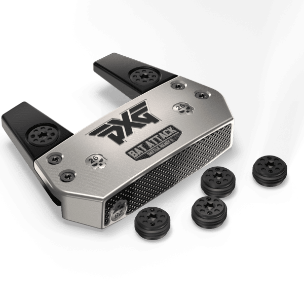 PXG Battle Ready II Bat Attack Putter - Platinum