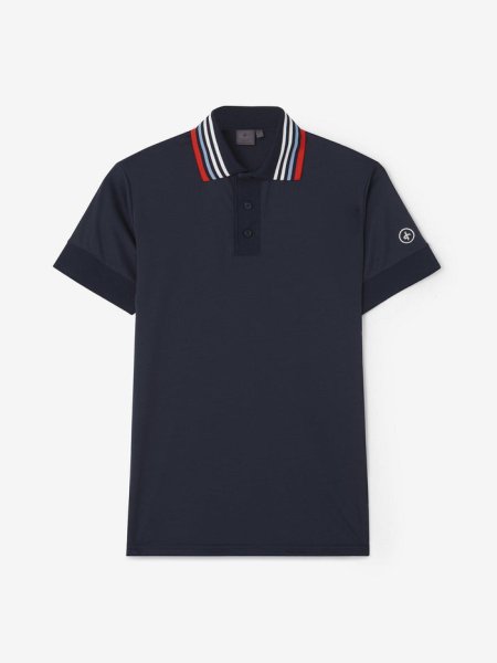 Cross M Stripe Polo